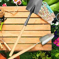 4pcs Handle Replacement Wood Handle Chopping Hand Grip Part hoe handle farm tool hardwood handle 2