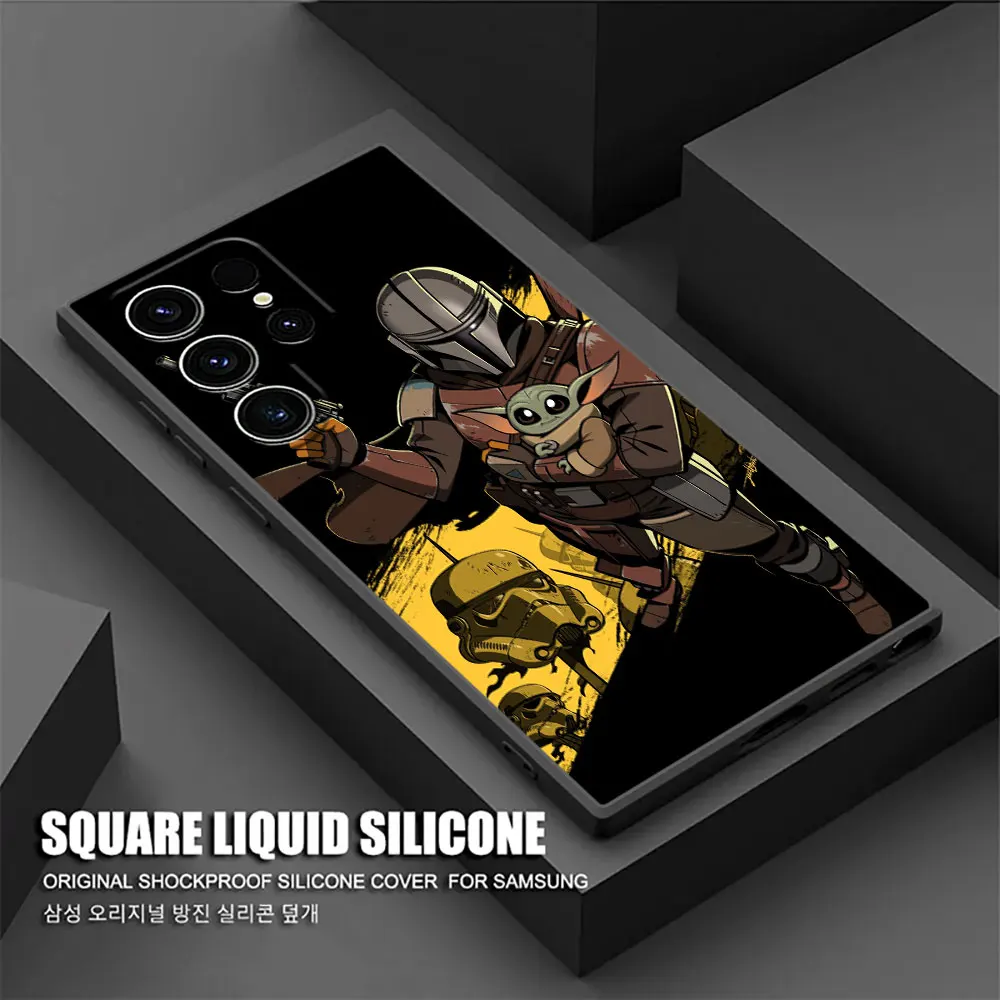 Galaxy-Themed Soft Phone Case - The Last Jedi Design