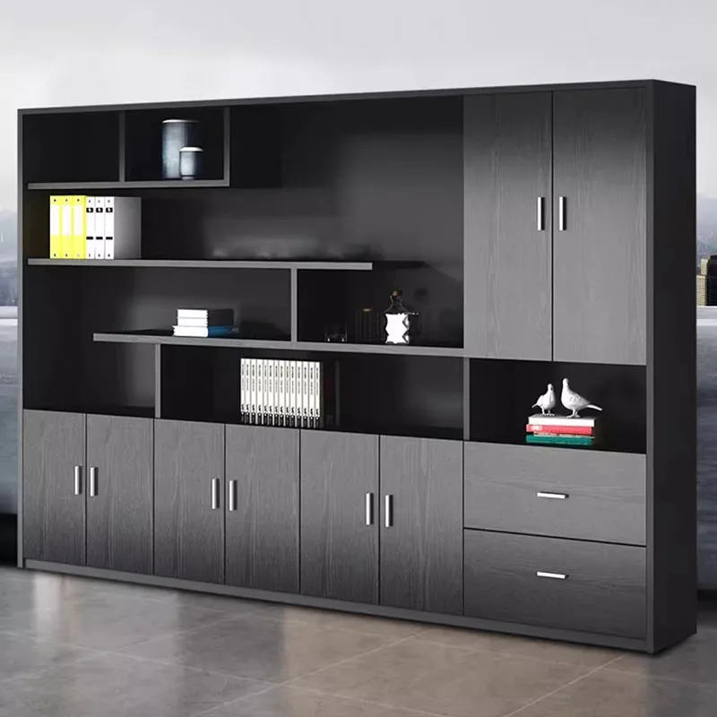 Shelves Compact Filing Cabinet Stash Nordic Doors Open Office Cupboards Designer Space Meuble De Rangement Storage Furniture