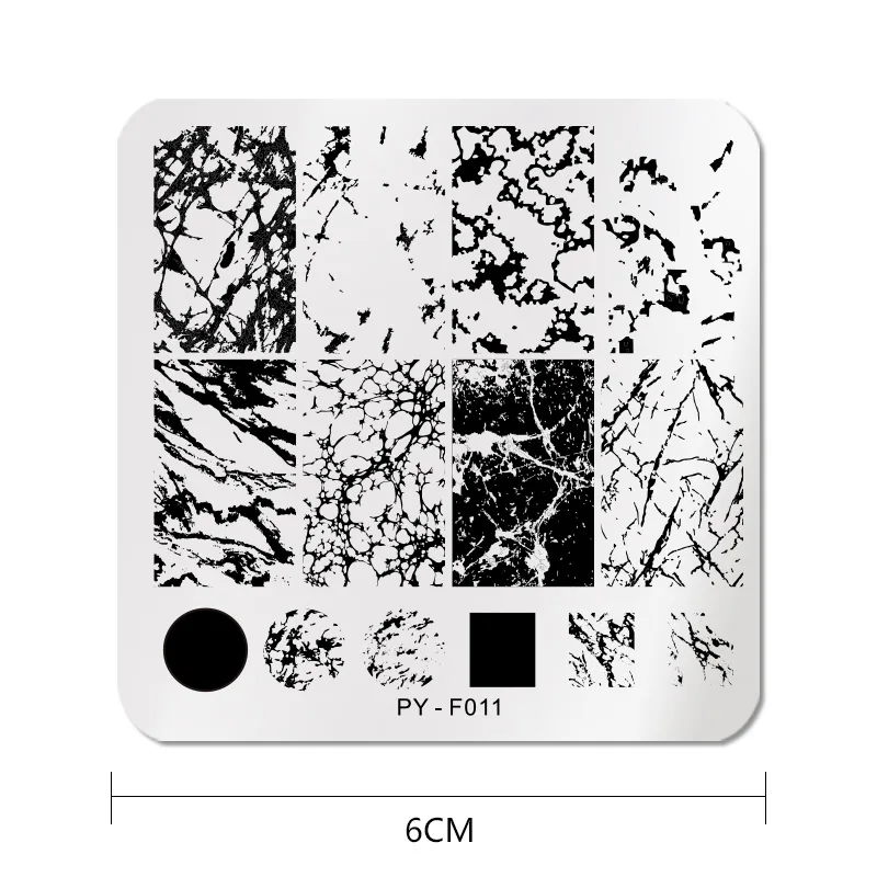 Nail Stamping Plates Stainless Steel Nail Art Image Plate Stamp Template Stencil Tools Stamping Nail Art Manicure Tool 2