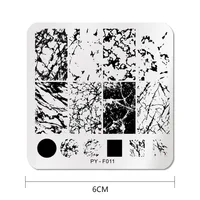 Nail Stamping Plates Stainless Steel Nail Art Image Plate Stamp Template Stencil Tools Stamping Nail Art Manicure Tool 2