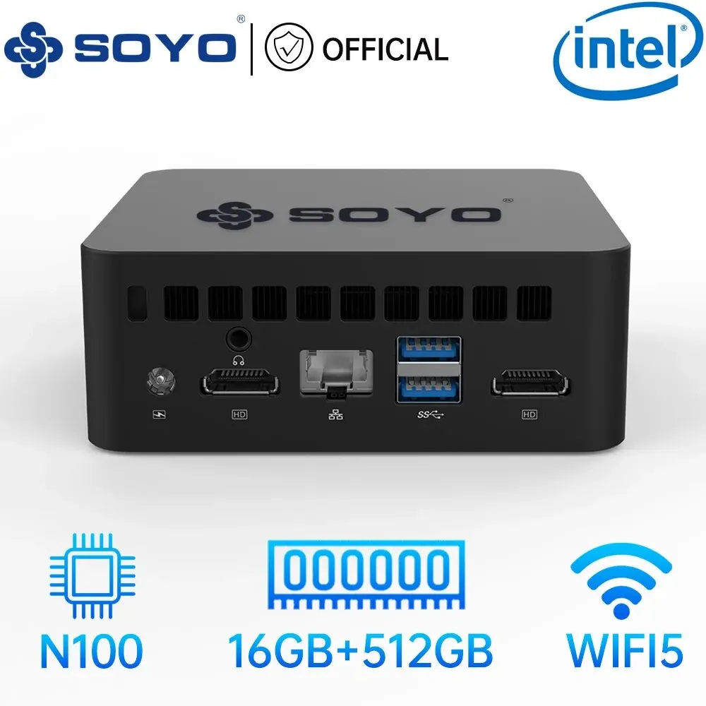 Мини-ПК SOYO M2PLUS2: 16 Гб RAM