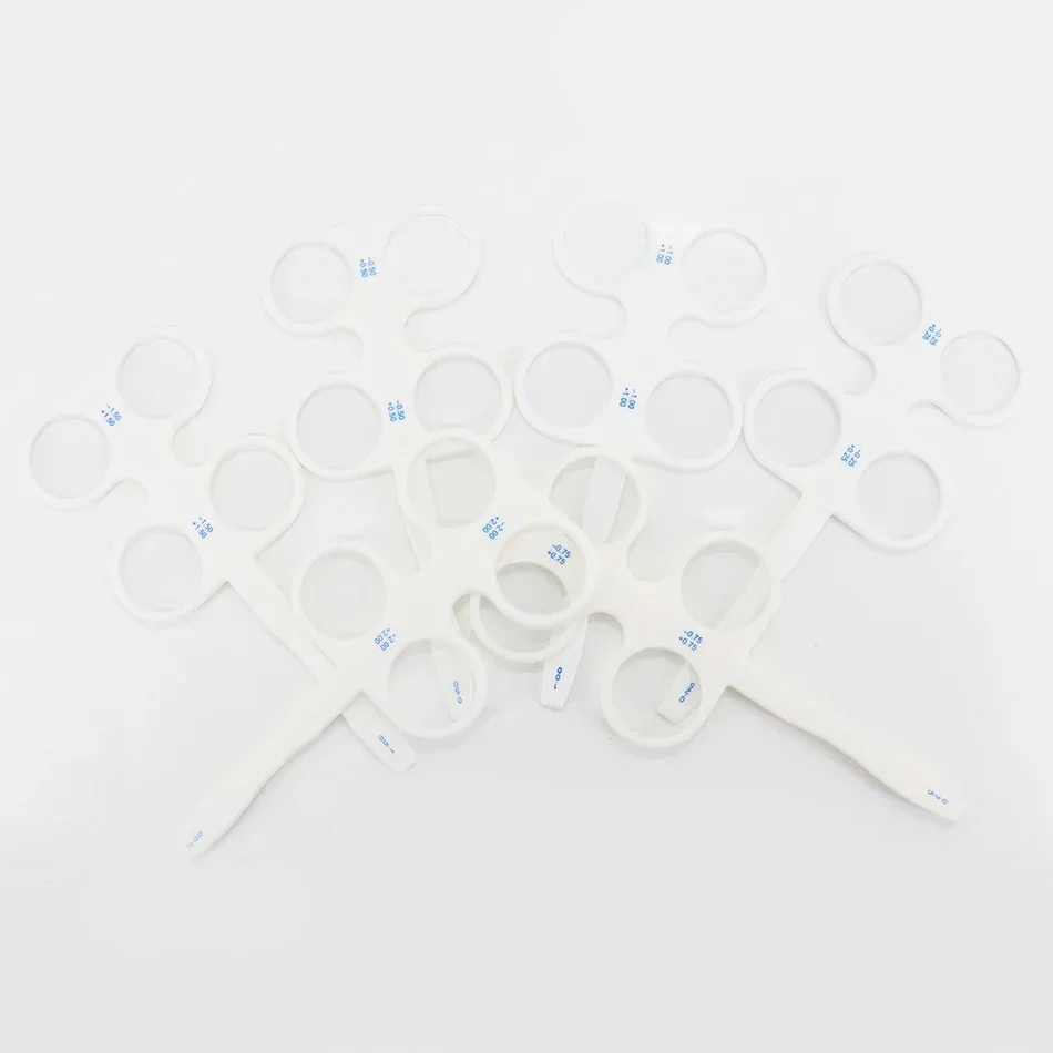 4 Lens Plastic Optical Flipper Ophthalmic Holder eye trainer occluder optometry equipment ophthalmic holder