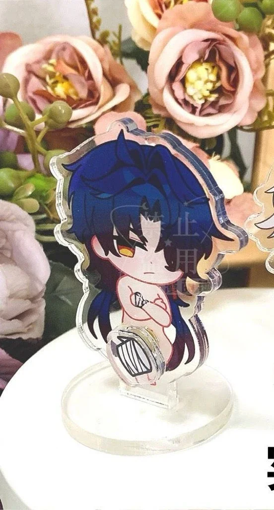 Rotatable Acrylic Figure Stand Decor for Honkai: Star Rail Fans