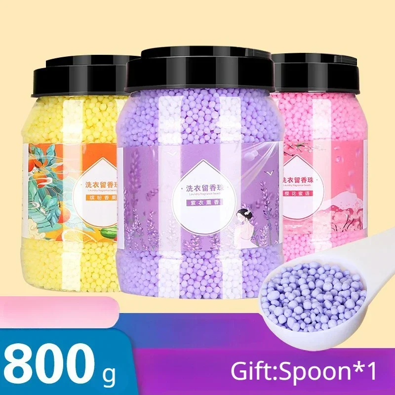 800g With Spoon Laundry Scent Beads Granule Clean Clothing Increase Aroma Refreshing Supple Water Soluble Aromatherapy Burst