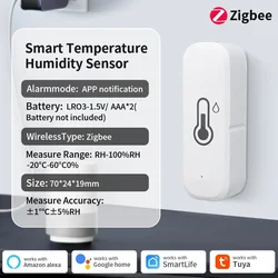 Smart Home Temperature & Humidity Sensor with Real - Time Alerts and Voice Assistant Control (ZIGBEE)
