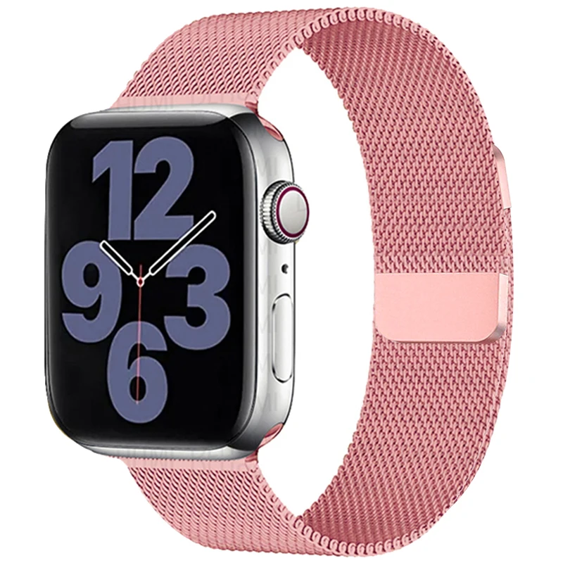 Elegant Milanese Loop Metal Strap for Apple Watch - Premium Stainless Steel Band