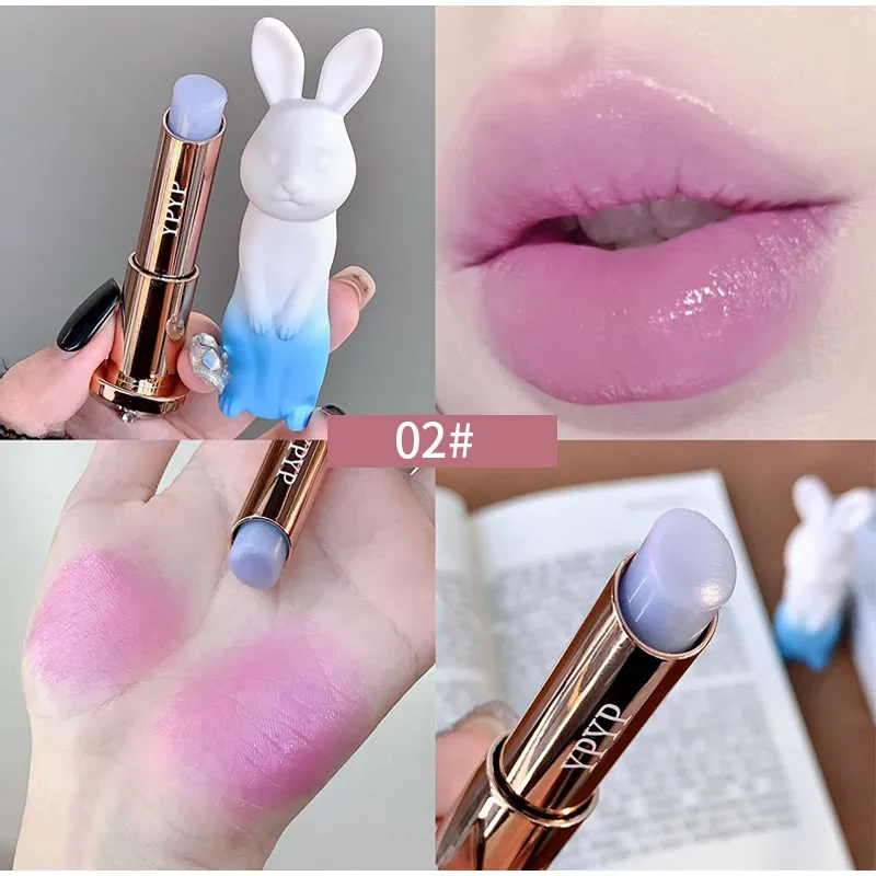 Naughty Rabbit Lipstick Lip Base Before Moisturizing Makeup Anti Cracking Korean Original Cosmetics Colorless Fragrance Lipstick 6