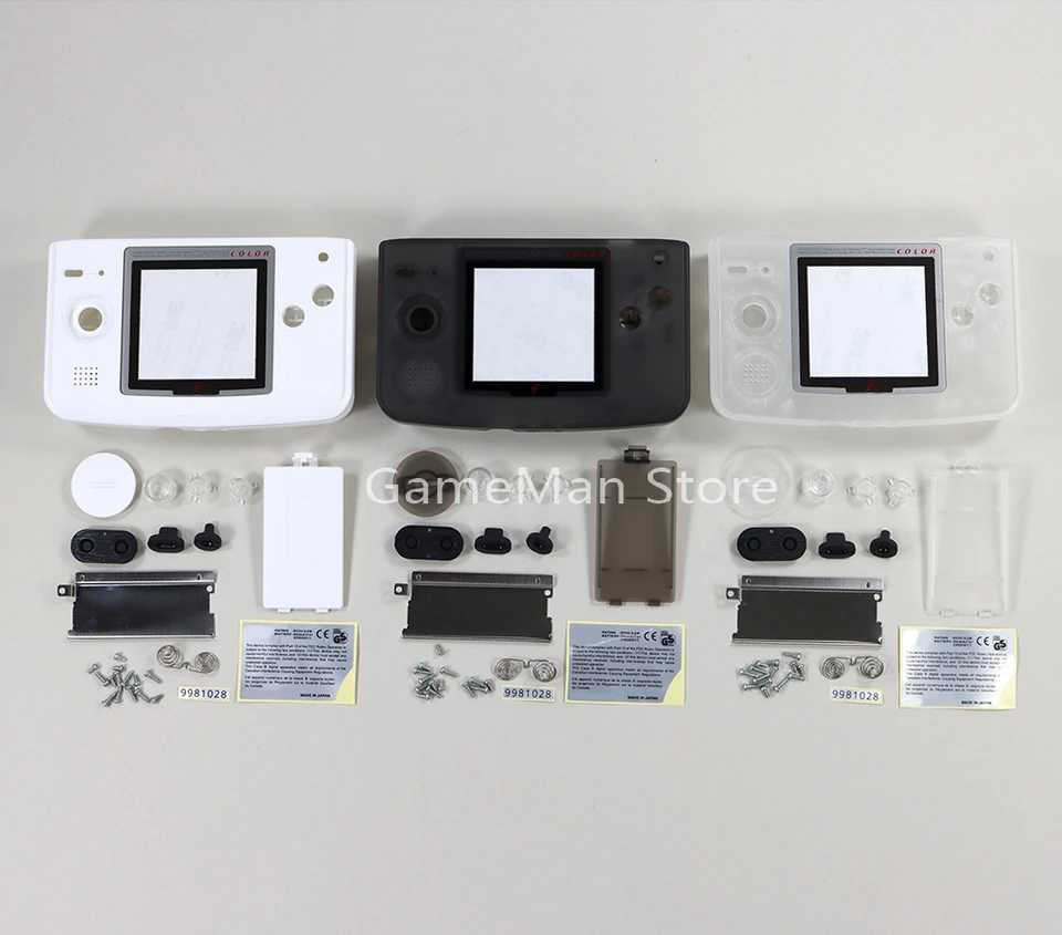 Nk ngpc、neogeoポケットカラーコンソールシェル用プラスチックケース