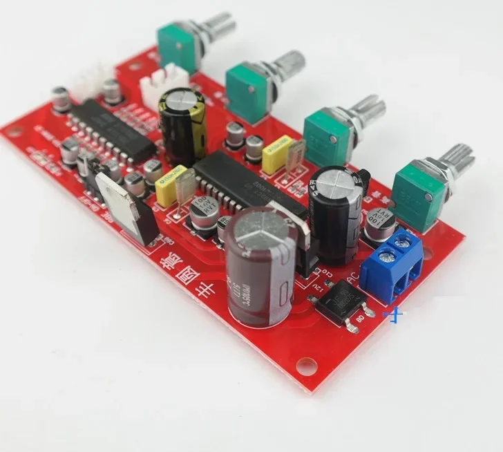 UPC1892 HIFI Stereo Preamp Amplifier Volume Tone Control JRC2150 BBE Preamplifier Treble Balance Bass Board Module