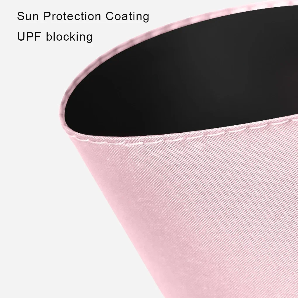 Foldable capsule umbrella portable mini sunshade sun protection umbrella rubber alloy handle five folding retractable umbrella