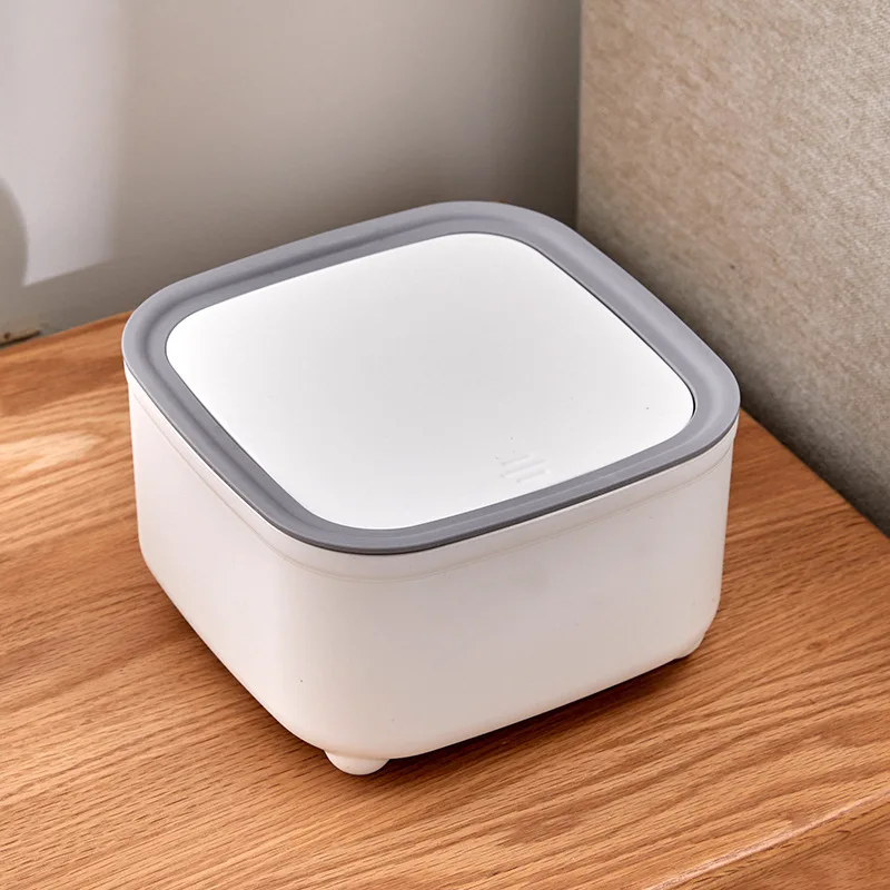 Mini Small Waste Bins Desktop Garbage Basket Home Table Plastic Trash Can Office Supplies trash can desktop trash can