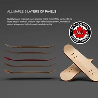 Mini Maple Finger Skateboard Desktop Sport Game Fingerboard Toys Mini Funny Cute Skate Gift Christmas for Boy Gift 3