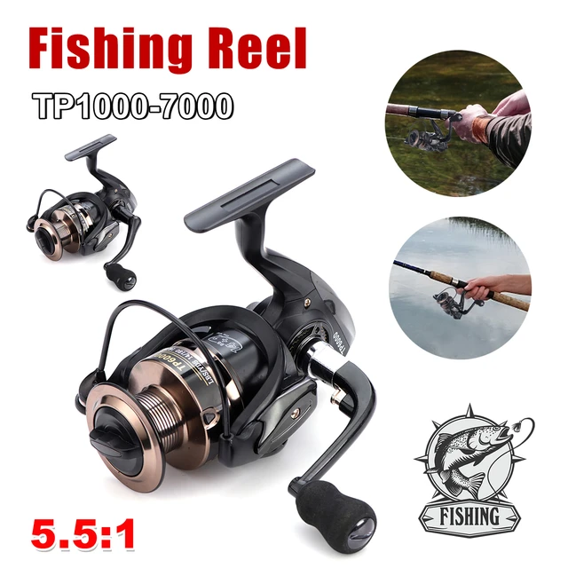 Ultralight Spinning Reel 1000-7000 Fishing Reel 15KG Max Drag with Foldable  Rocker Arm Freshwater Saltwater Fishing Accessories - AliExpress