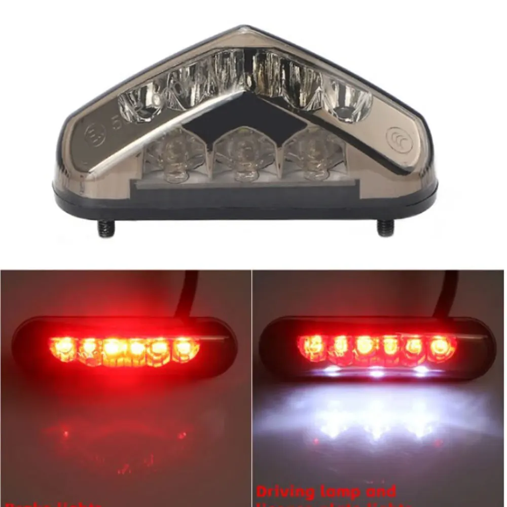 รูปสินค้า ไฟท้าย LED 12V มอเตอร์ไซค์ ไฟเบรก ป้ายทะเบียน