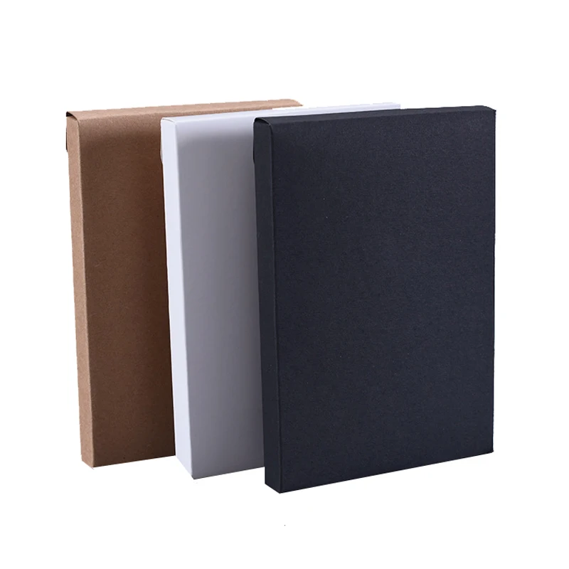 Kraft Paper Postcard Box Folder Photo Storage Envelope Packaging Gift Box Underwear Packaging