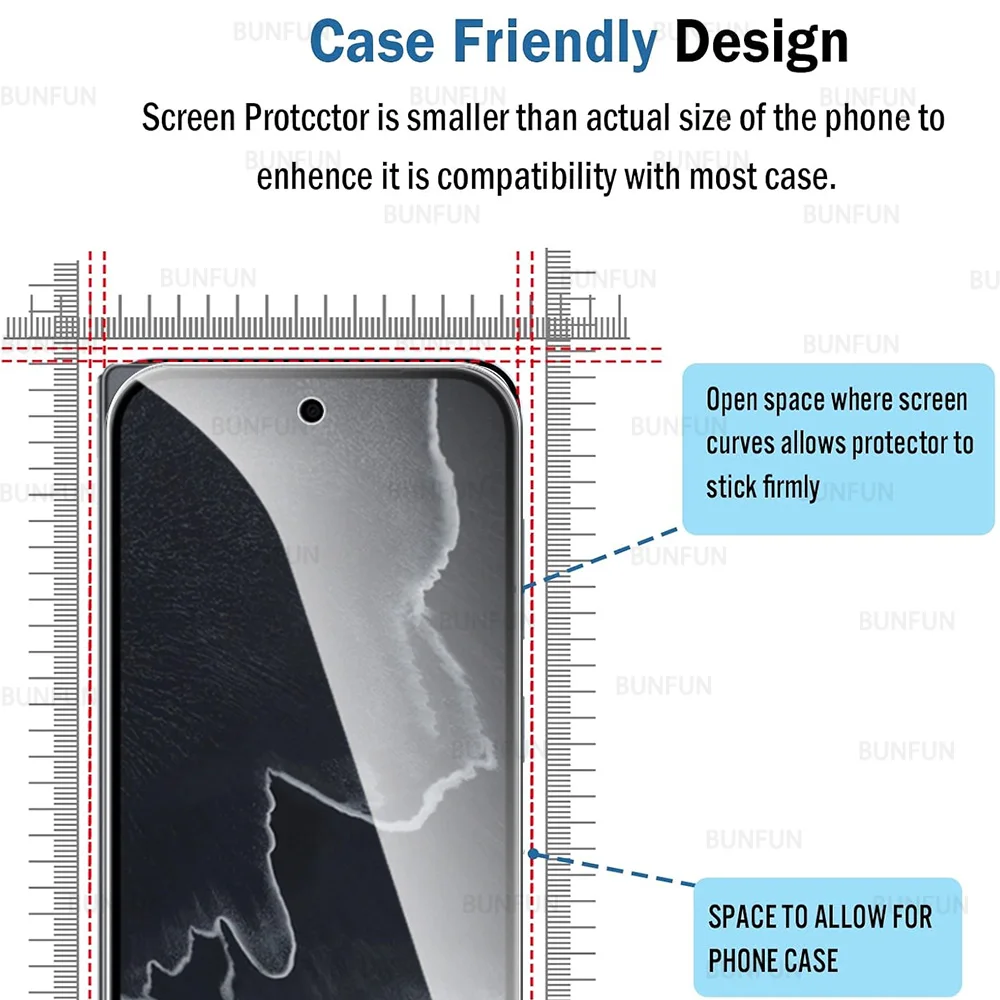 Premium Tempered Glass Screen Protector - 5 Pack