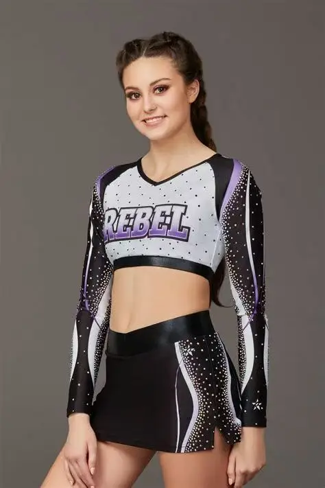 Professional Cheerleader Uniform ,size and style,top+skirt