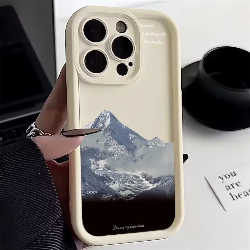 Scenic Mountain Cloud Cover Phone Case