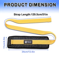Nordic Hamstring Curl Strap - Assisted Leg Workout Strap for Weight Bench - Ideal for Nordic Curls, Sit-ups, Glute Training 2