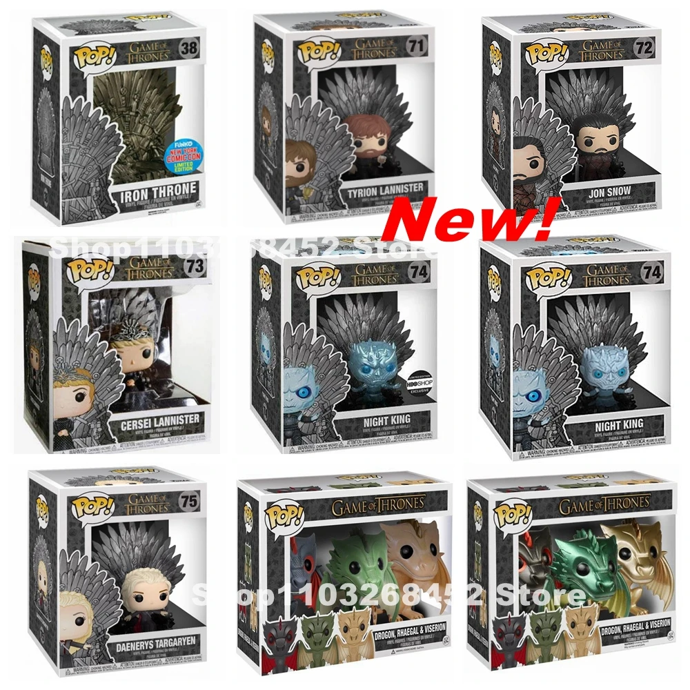NEW Arrival FUNKO POP Dragon #3 #71 Lannister #73 Jon Snow #72