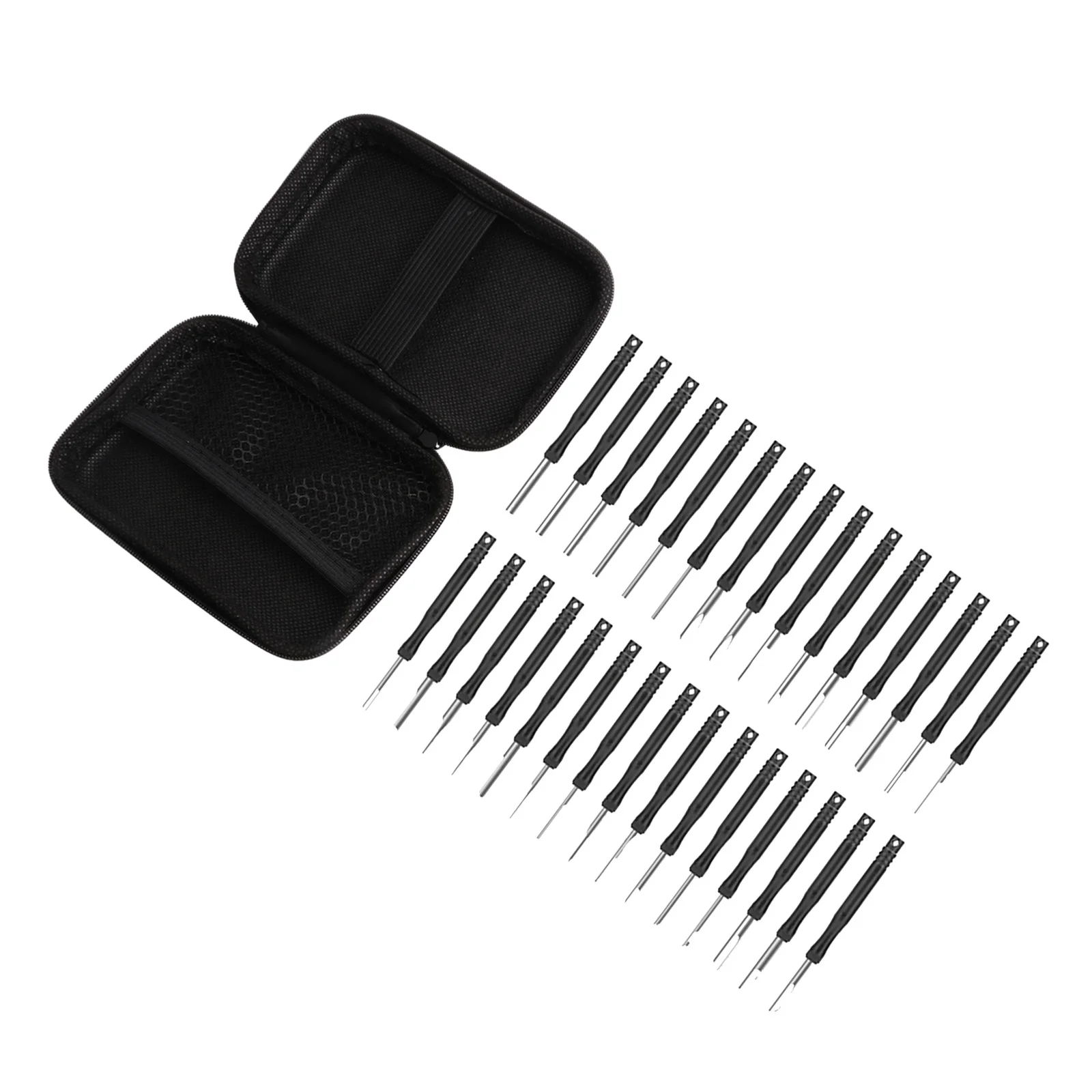 30 Pc/Set Car Terminal Removal Tool Kit Wire Plug Connector Extractor Puller Release Pin Extractor Kit Car Disassembly Hand Tool