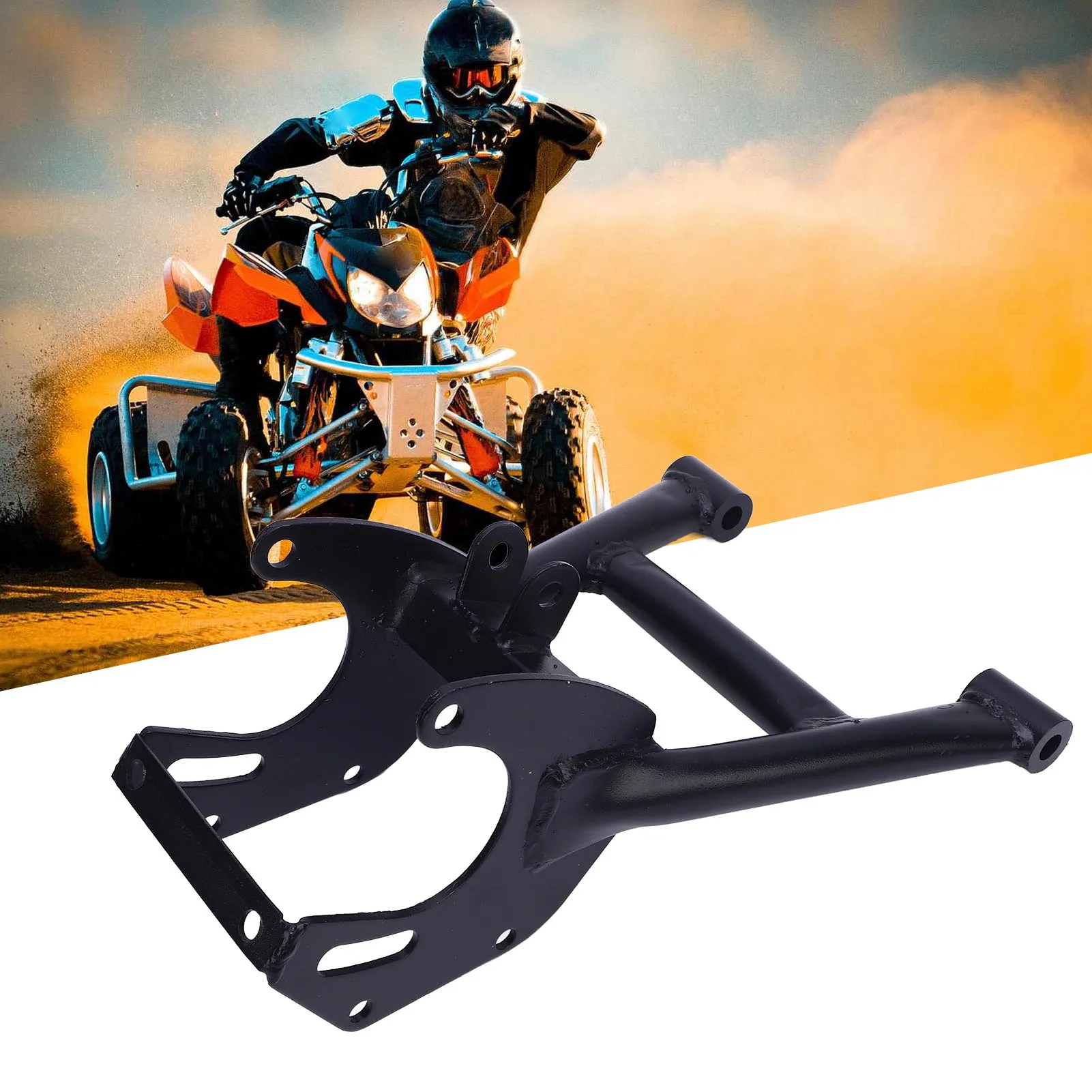 ATV Rear Swing Arm High Hardness Rear Fork Swing Arm for 50cc 70cc 90cc 110cc 125cc with 6in 7in Tires ATV Quad 4 Wheel Motor