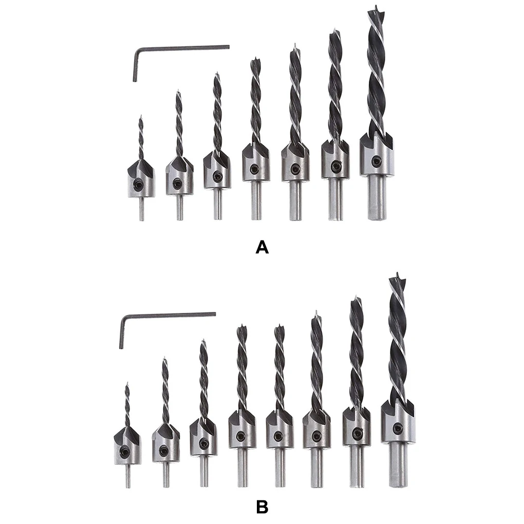 

Countersink Drill Bit Woodwork Twist Reamer Hole Opener Replacement Tool