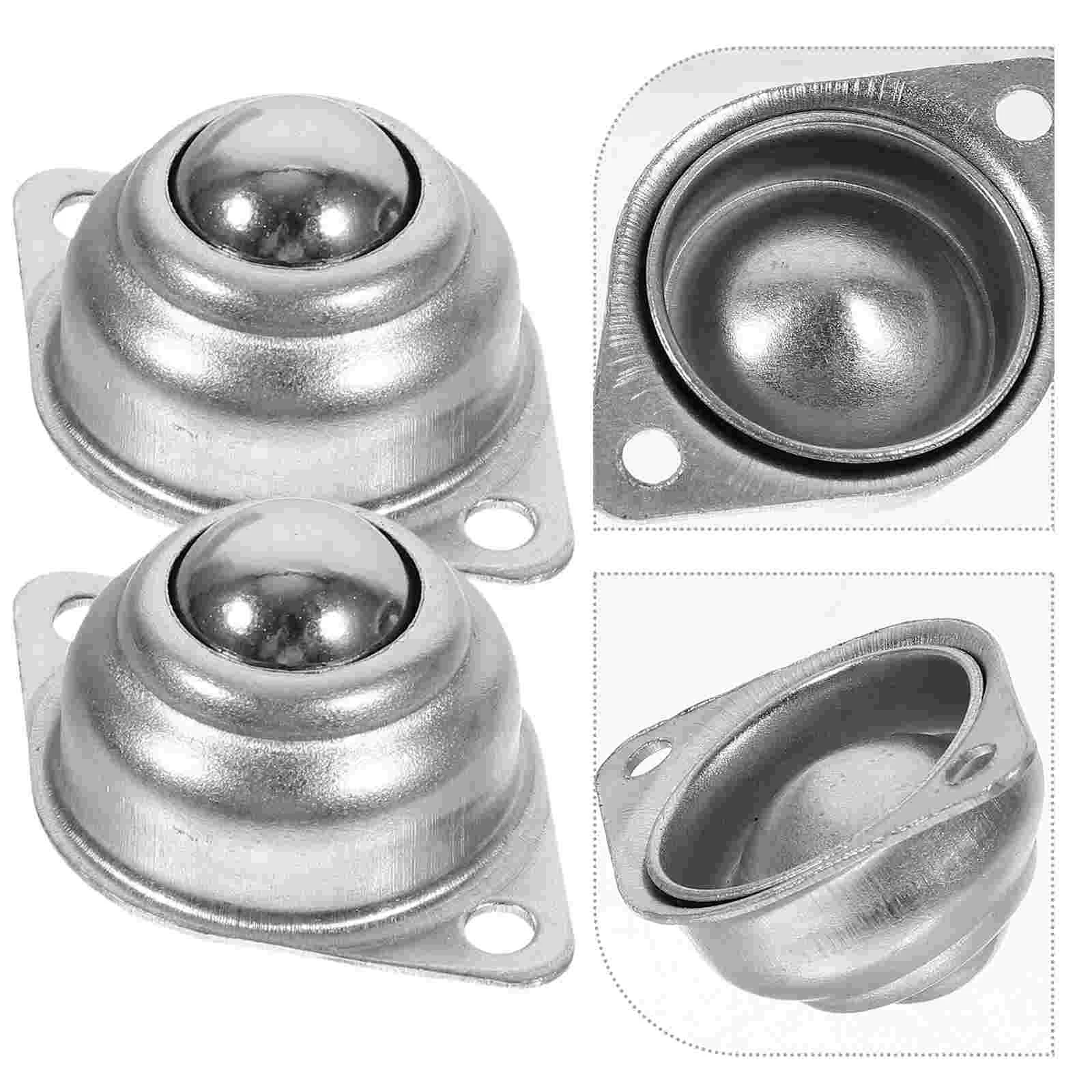 

12 Pcs Universal Wheel Castors Caster Wheels Rotation Pulley Small Projects Bearing Swivel Mini Carbon Degree