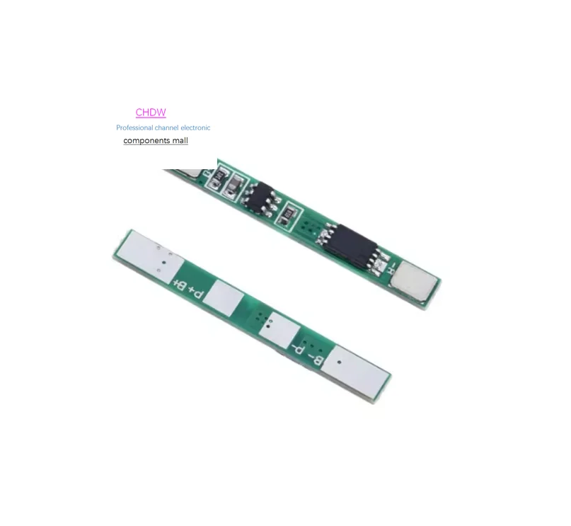 3.7V lithium battery protection plate suitable for polymer 18650 solder pads can be spot welded with multiple 3A overcurrent val