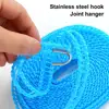 Good Non-slip Fasten Hooks Strong Loading Multi-purpose Clothes Drying Rope Hanging Clothes Lines Adjustable 5