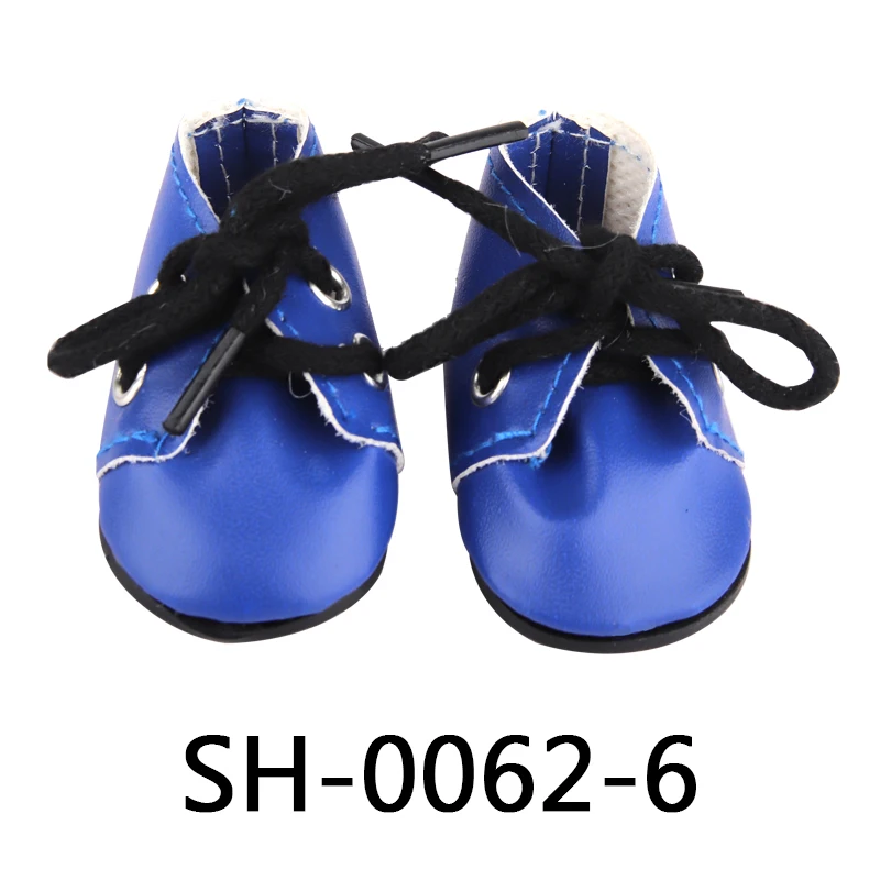 5cm Pu Leather Mini Doll Shoes Cute lace-up Boots For EXO,30CM Cotton,14 Inch American Doll,Russia,Nancy,Lesly,Nenuco Dolls Toy
