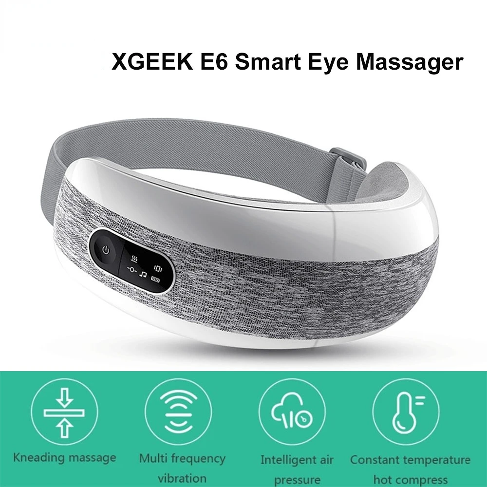 

XGEEK E6 Smart Eye Massager Bluetooth Music 40 Degree Hot Compress 4 Modes Press Foldable Eye Relax Massager