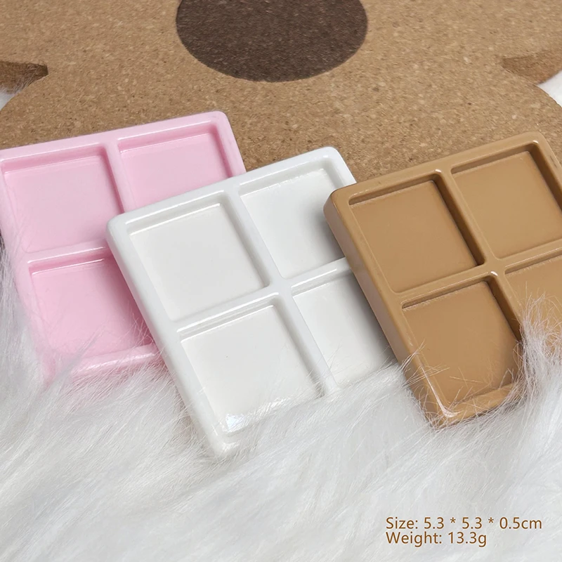 Four Grid Design Nail Resin Paint Palette Mini Portable Palette Tone Nail Tools Art Display Rack Supplies Jewelry Accessories