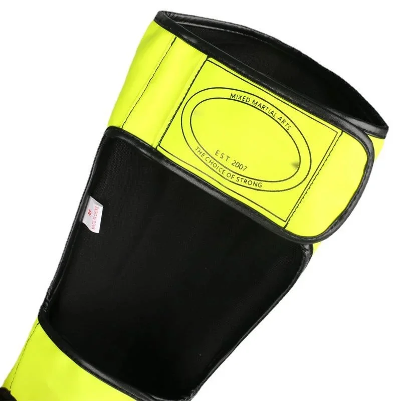 Muay Thai leg protection Sanda fighting with feet back Shin protection boxing thickened Fighting Protective Equipment ankle