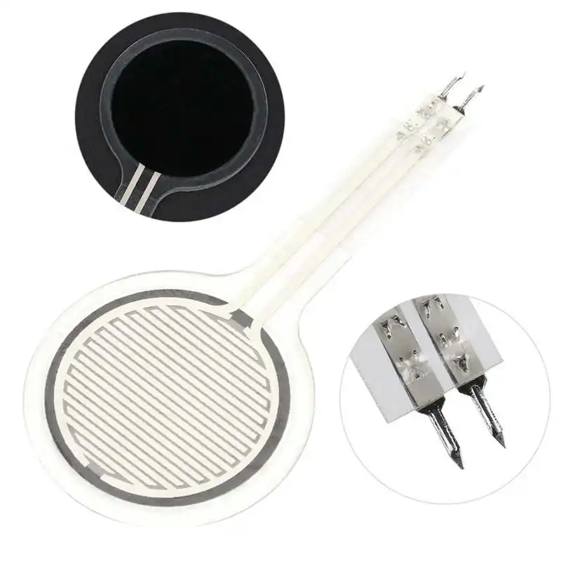 Sensor Module Pressure Sensor Module MD30-60 Thin Film Pressure Sensor Highly Sensitive Flexible Force Sensor 0~30KG Diameter 30mm Load Cell with Waterproof Function