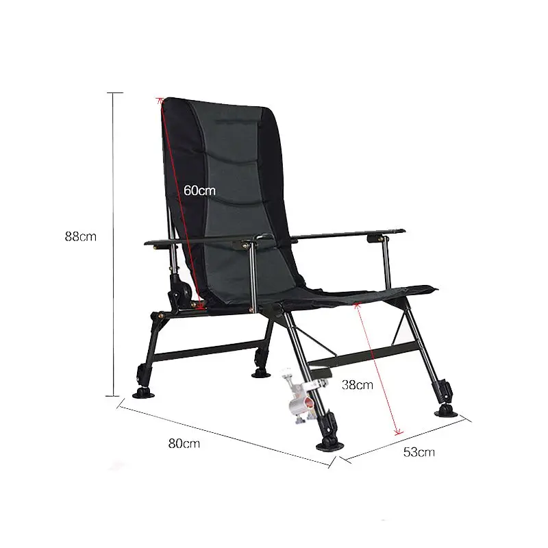 Summer Fishing Chair Folding PortableMultifunctional Fishing Chair Stool Wild All-terrain
