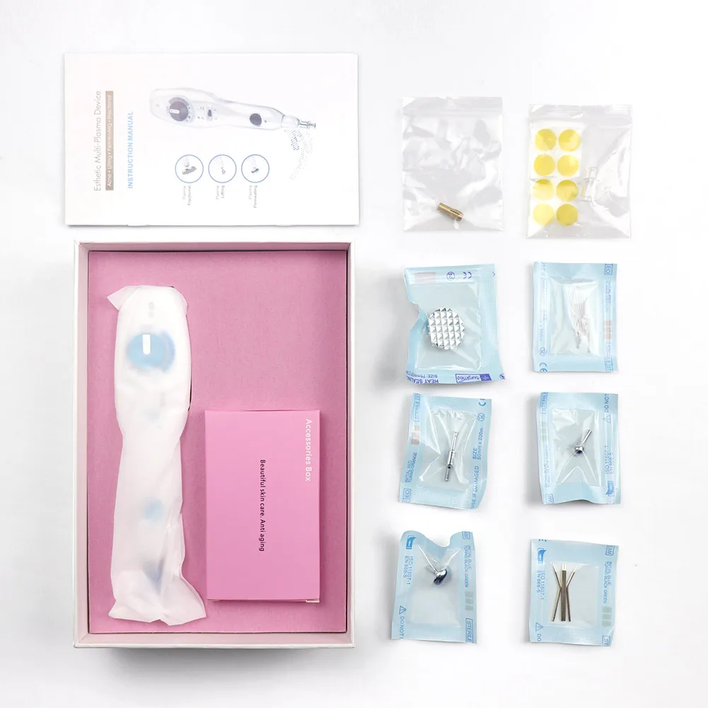 Plasma Pen Fibroblast for Eyelid Removal Wrinkle Sport Mole Acne Treat Skin Lift with Copper Needle Device plasma pen remover electrotherapy skin care tool laser plasma pen remover skin care device