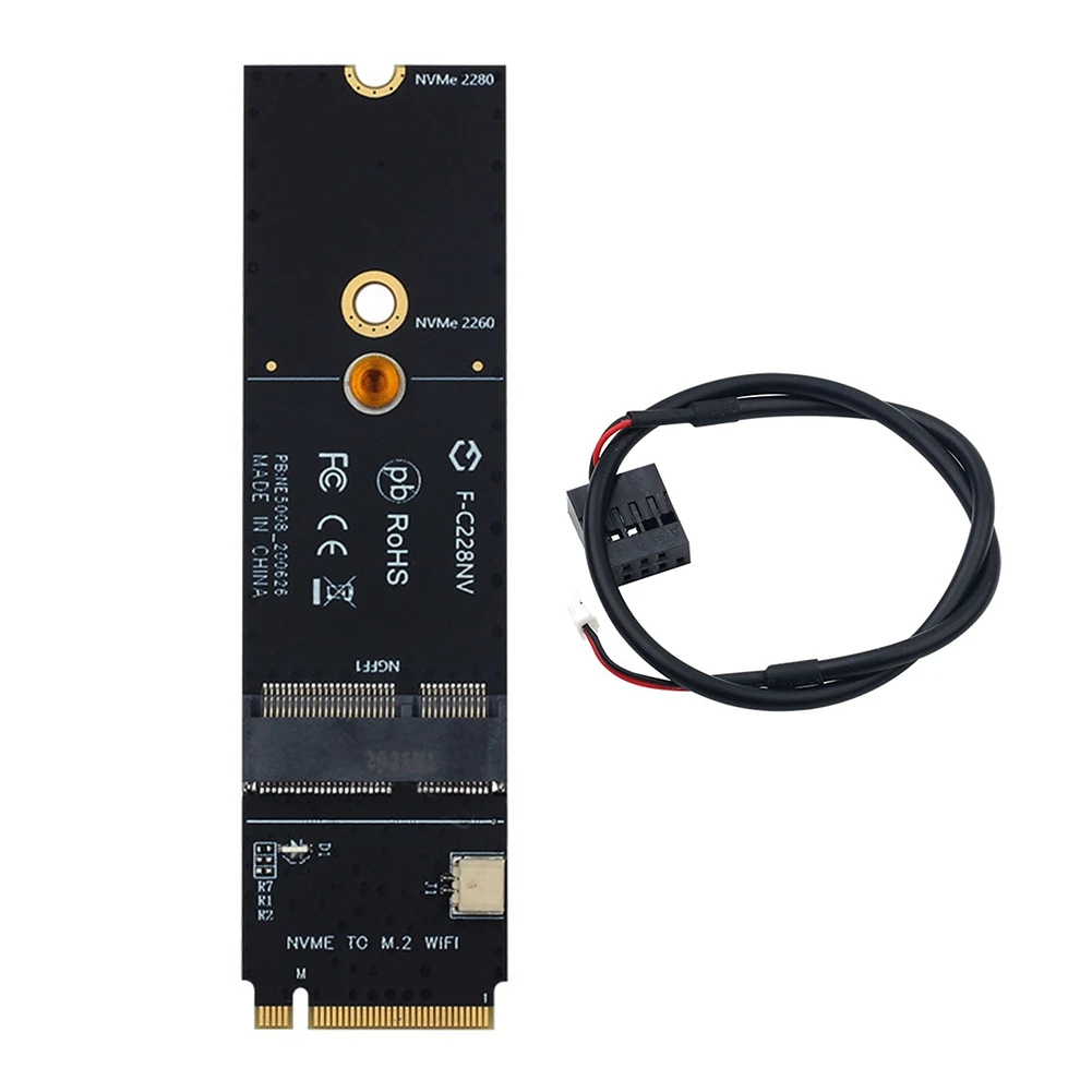 

Адаптер NGFF M.2 A/A + E для ключей M.2M, PCIe PCI-Express