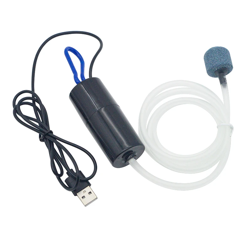 Aquarium Oxygen Air Pump Fish Tank USB Silent Air Compressor Aerator Portable Mini Small Oxygenator Aquarium Accessories 5v 1W