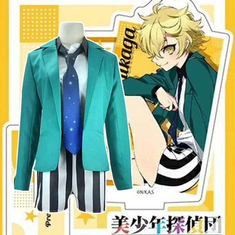 Костюм для косплея Аниме Pretty Boy Detective Club Bishounen Tanteidan Soutouin Manabu Yubiwa Sousaku