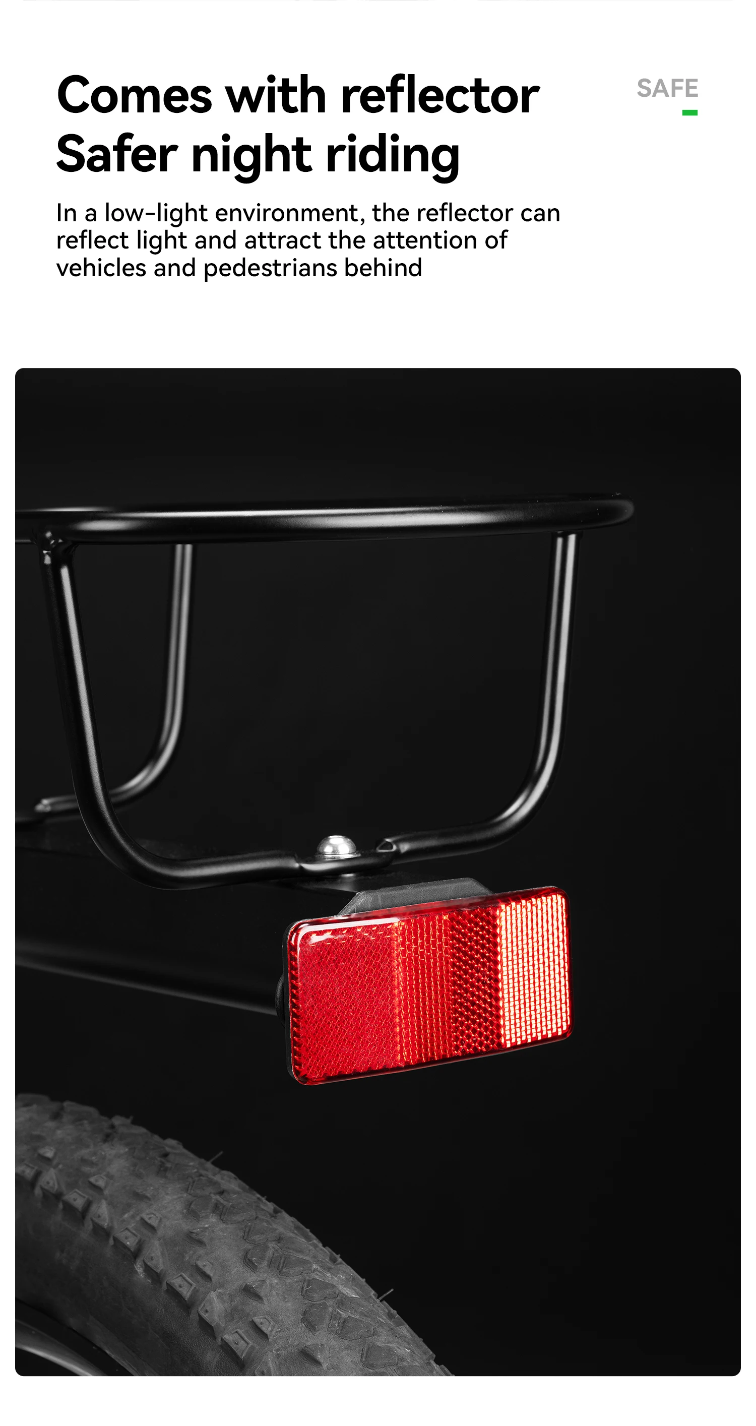Rack holding cargo bag securely