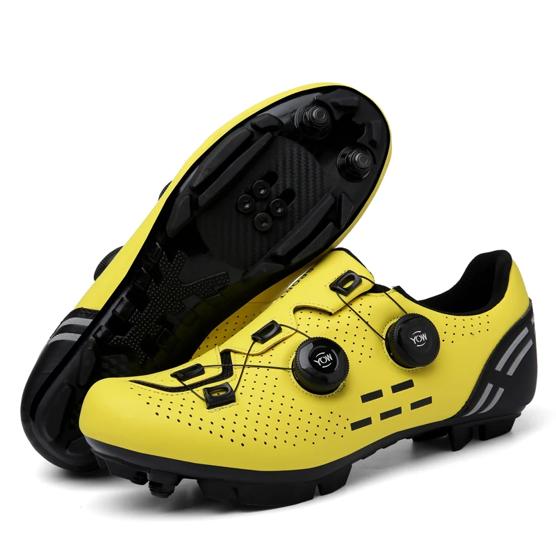 Mtb Cycling Shoes with Cleats Men Sports Dirt Road Bike Shoes Flat Racing Speed Sneaker Women Mountain Bicycle SPD Footwear