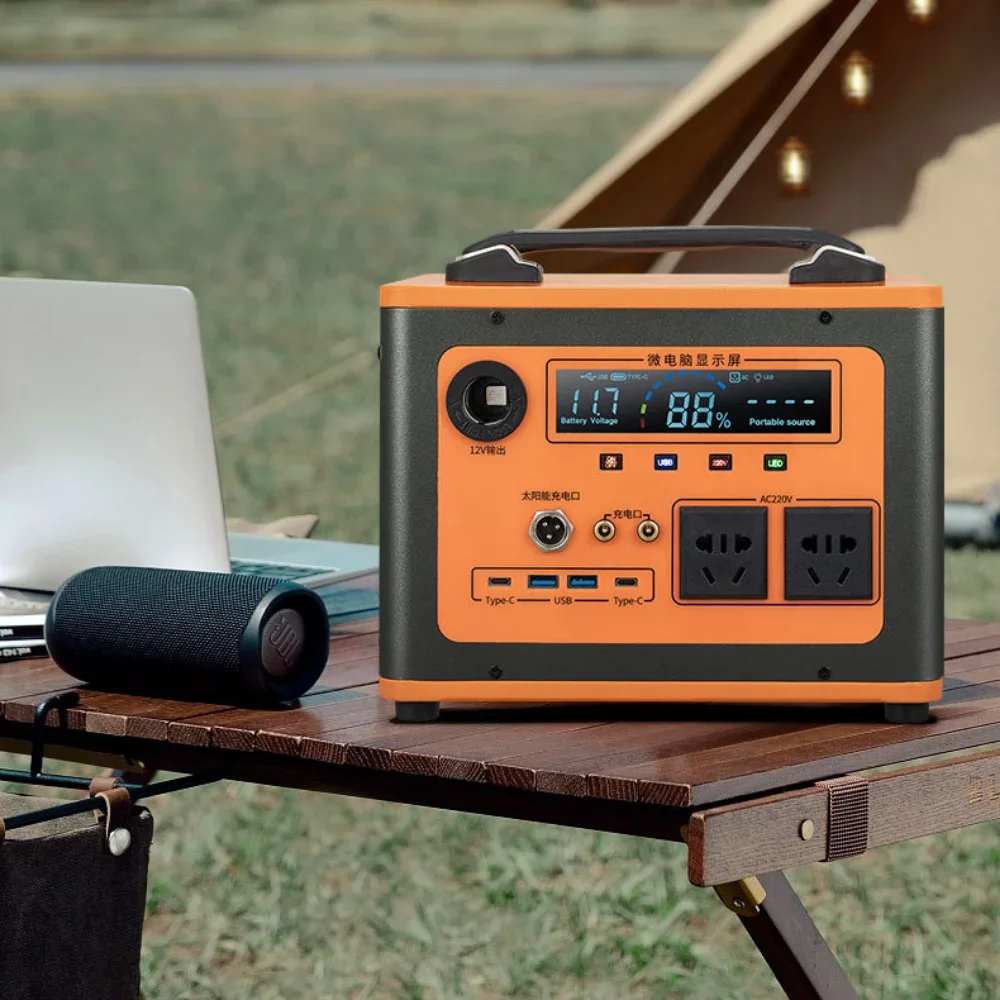 220v1200WPortablePowerStationHighCapacityBatteryCamping