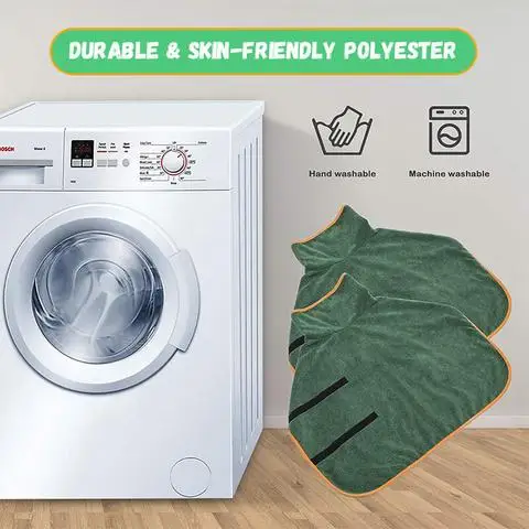 Dog Cat Bathrobe Quick-drying Super Absorbent Adjustable Fit Towel Multiple Size Options,pet bath towel