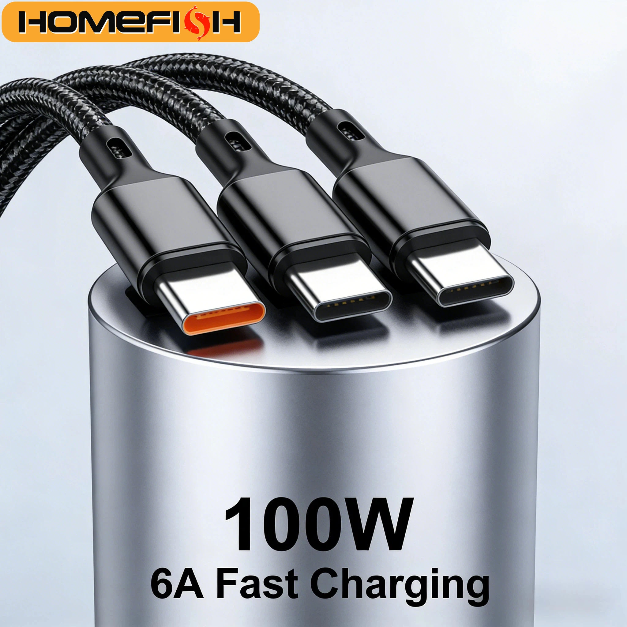 HOMEFISH USB-Type C Fast Charging Cable