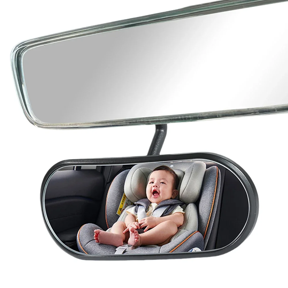 Wide Angle Baby Car Mirror Adhesive Mount for Backseat Monitoring