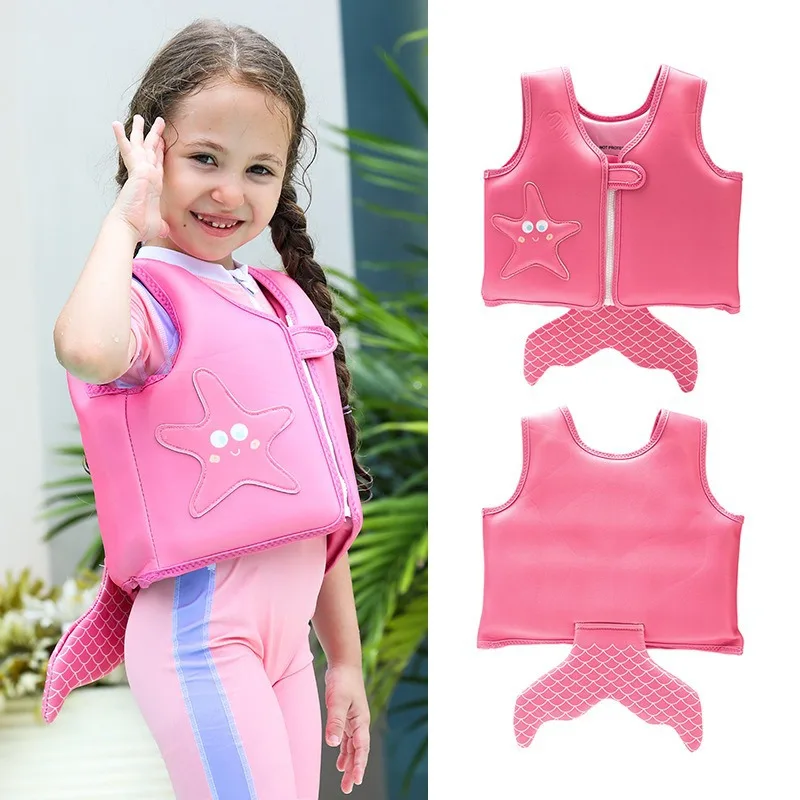 Inflatable Swim Vest 2-5years Child Buoyancy Baby Swim Trainer for Boy Girl