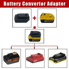 

DIY Adapter For 20V Battery Convert To Black Decker PORTER CABLE 20V MAX Protective Plate Adapter Lithium Battery Tool