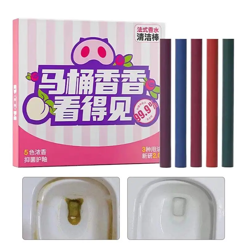 Toilet Cleaner Draining Deodorizing Freshener Stick Effective Concentrated Descaling Toilet Cleaning Stick With Natural Smell